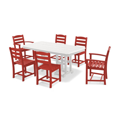POLYWOOD La Casa Café 7-Piece Dining Set