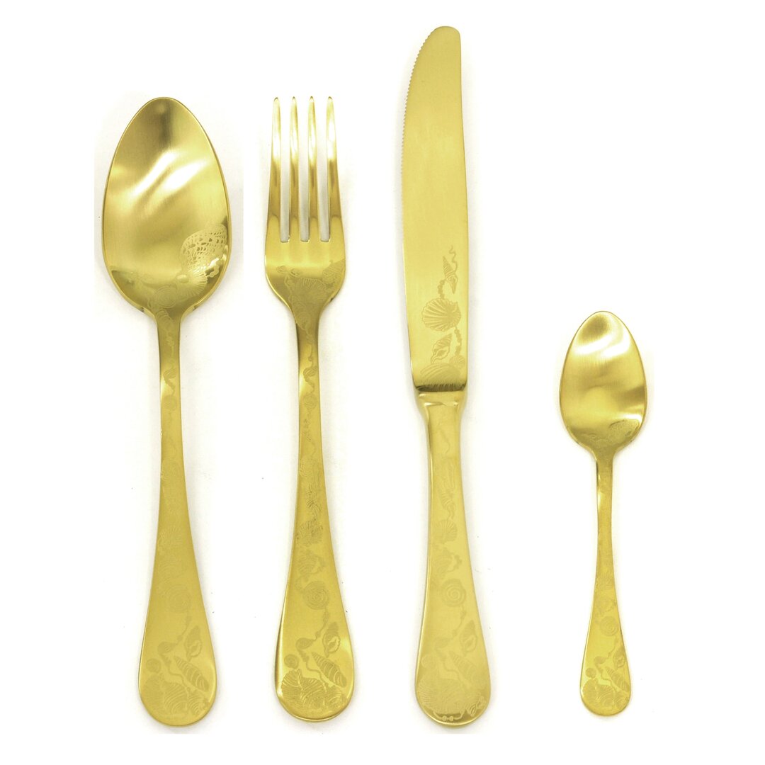Venere 24-Piece Cutlery Set yellow