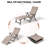 Cllgone 45" Long Reclining Steamer-583134897