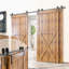 Ensemble de quincaillerie de porte de grange simple Classic-66378558