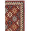 Armintha Geometric Handmade Tufted Wool/Cotton Red/Blue Area Rug-735336815