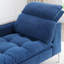 Chaise longue rembourrée Meshawn avec appui-tête réglable-2074531043
