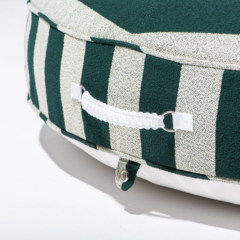 Canvas Pool Ring, Terry Green Stripe