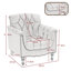 80 Cm Wide Tufted Armchair-1973558096