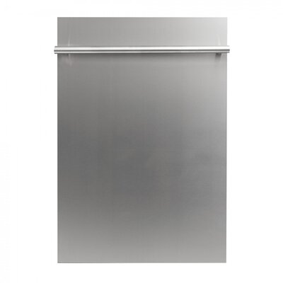 ZLINE 18 in. Compact Top Control Built-In Dishwasher with Stainless Steel Tub and Modern Style Handle -  DW-304-18