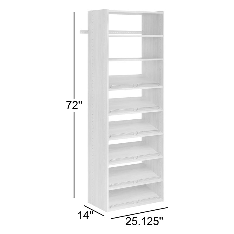 Ensemble de démarrage pour système de placard l 25 po Kacey, Truffe