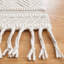 Tapis géométrique en laine / beige tissé à la main Zuzana-519217717