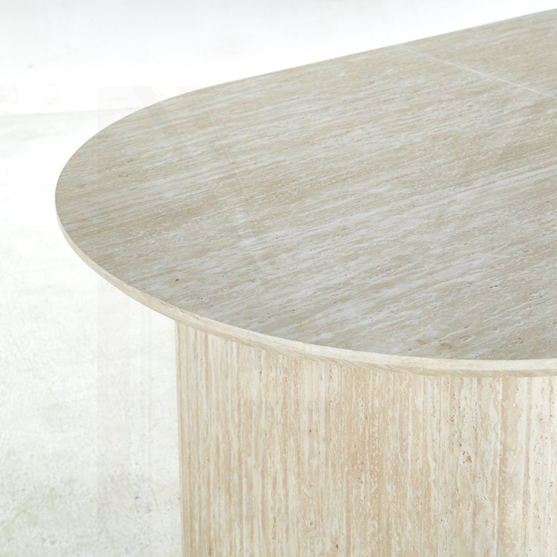 Table de salle à manger extensible, Chêne blanc