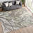 Machine Washable Indoor/Outdoor Bourkelands ACN2336 Botanical Rug-323470154