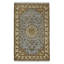 Manchuria Wool Oriental Area Rug in Cream/Blue/Olive