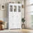 71'' H Tall American Style Standard Bookcase with 9 Doors and Adjustable Shelves-382377571