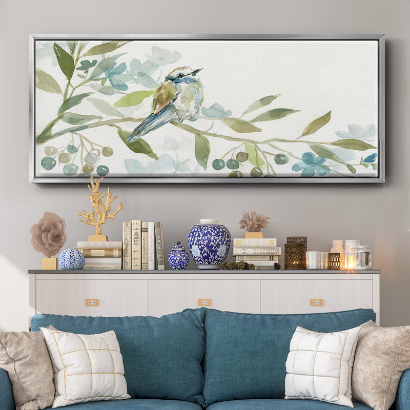 Début du printemps I - toile encadrée, H 20 po x l 50 po