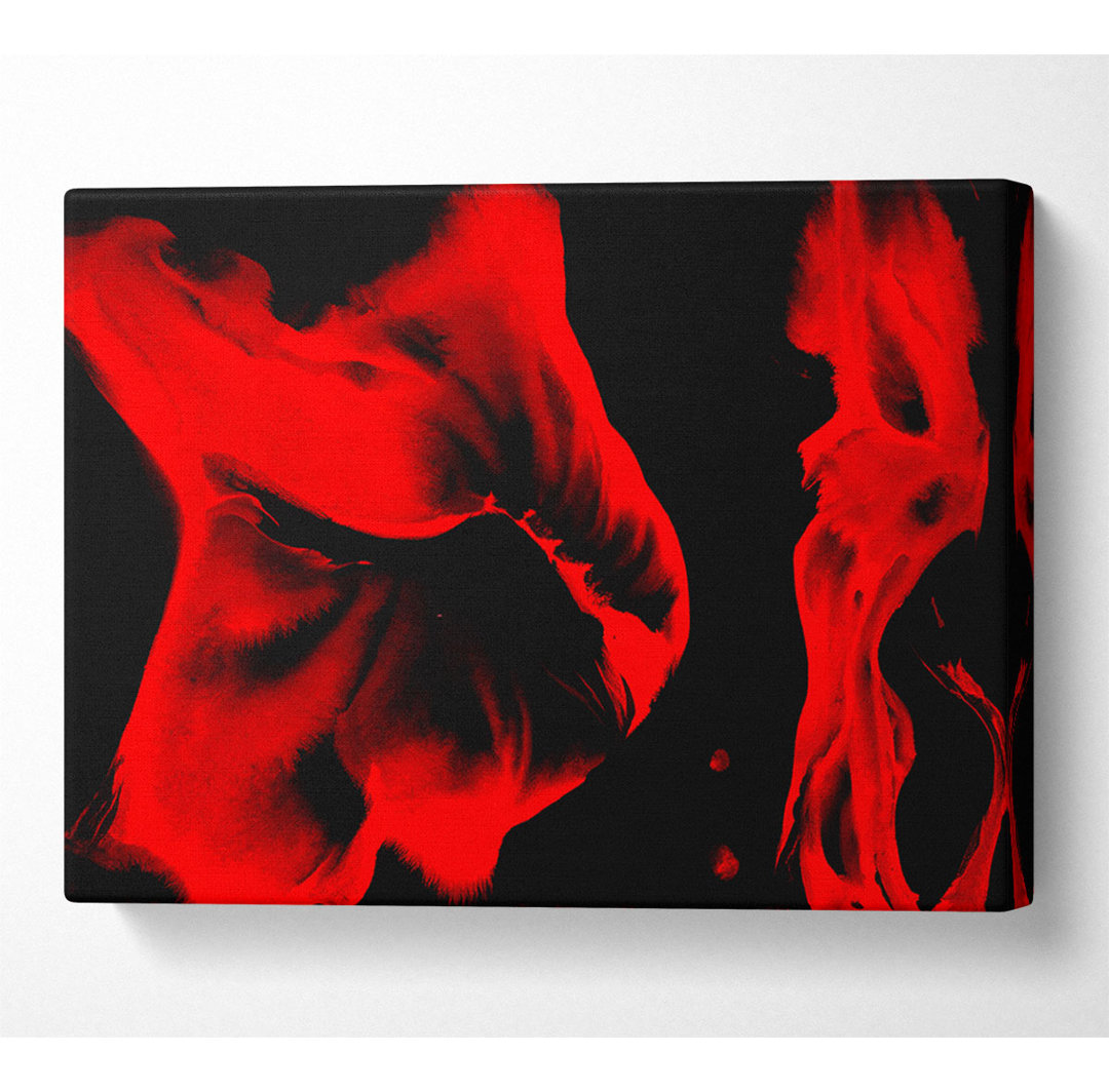 Fire Flames - Kunstdrucke auf Leinwand - Wrapped Canvas