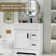 Breonica 30" Single Bathroom Vanity with Ceramic Sink Top, Zinc Alloy Faucet, Soft-Close Doors