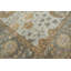 Tapis intérieur / extérieur oriental en laine doré / gris 6 pi 1 po x 8 pi 10 po Oriental