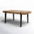 Trym Metal Base Dining Table