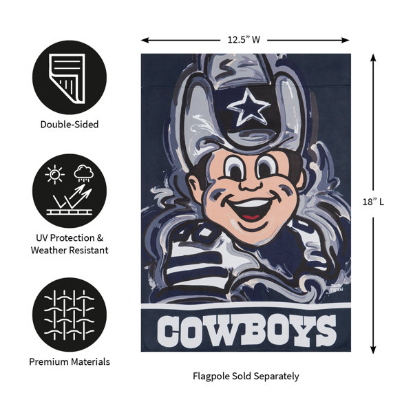 Dallas Cowboys Whimsical House Flag - I AmEricas Flags