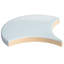 Highwater 5" Fish Scale Polished Ceramic Tile-813553267