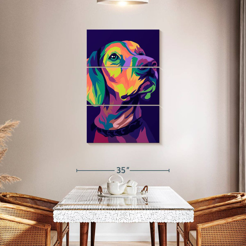 Brampt Labrador Pop, 45" H x 28" W