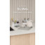 Serviteur Sling Sink avec pompe - blanc
