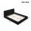 Queen Size Upholstered Platform Bed - No Box Spring Needed, Sturdy Construction-214736496