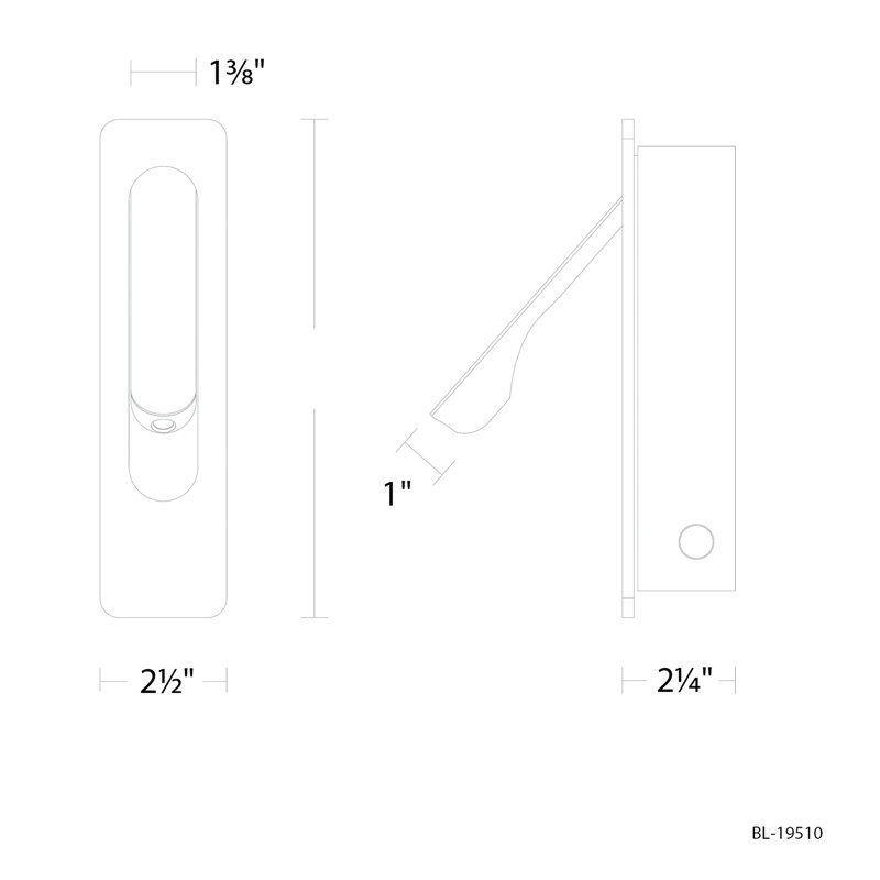 Line Up LED Adjustable Reading Light, 3000K Color Temperature, Aged Brass