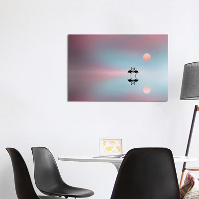 Flamingo by Bess Hamiti - Wrapped Canvas Gallery-Wrapped Canvas Giclée