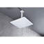 Pomme de douche haute auto-nettoyante - Acier inoxydable, Pomme de douche blanche