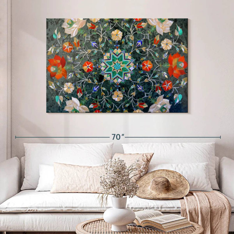 Kerner Mosaic Flower, 32" H x 48" W