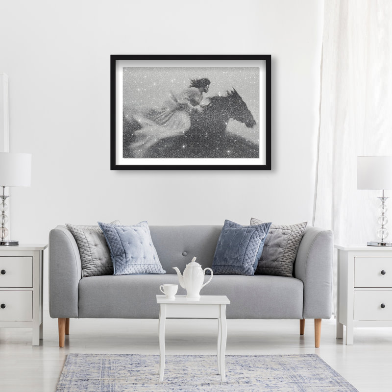 Spirit In Motion Print by Oliver Gal, 11.5"H x 16.5"W, Black Shadowbox