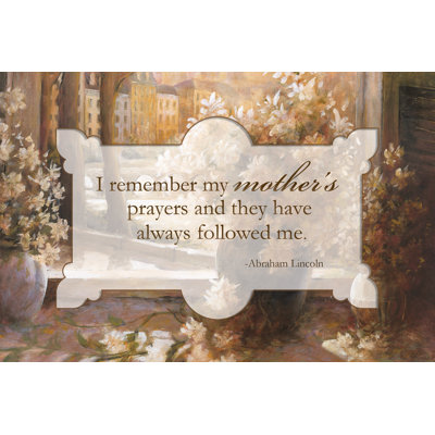 Mothers Prayers - Wrapped Canvas Art Prints