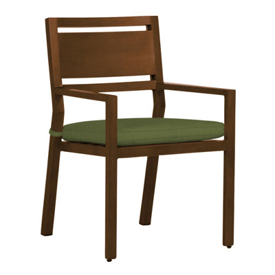 Avondale Aluminum Arm Chair - Oak