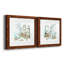 Blue Opulence I - ensemble de 2 peintures encadrées-127192422-127192418