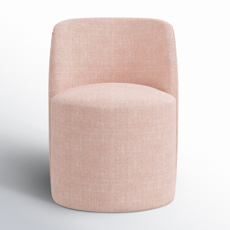 Begonia Dining Chair, Zuma Rosequartz Textured Linen