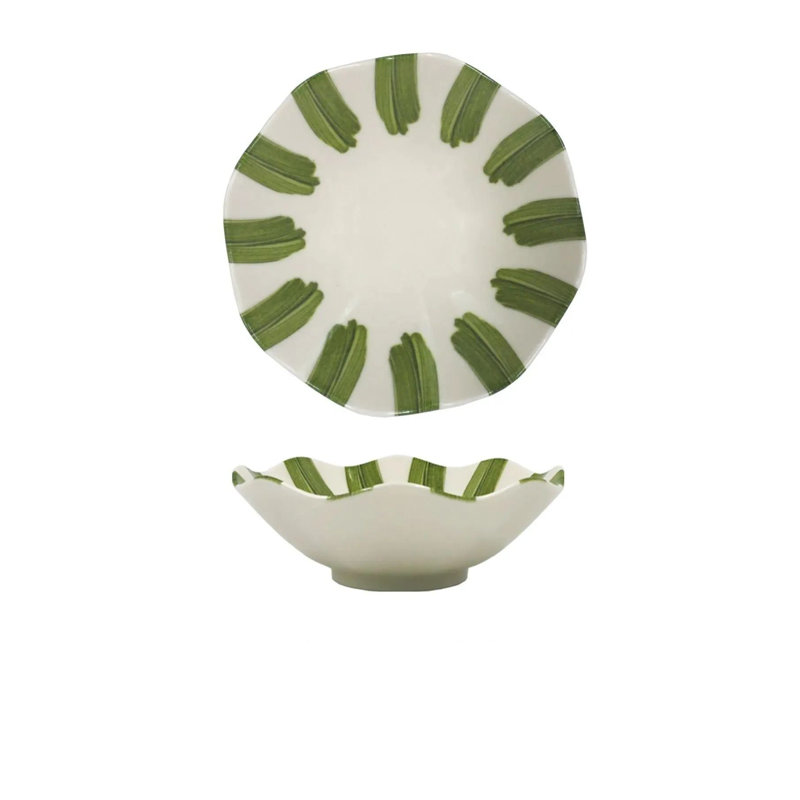 Ensemble de vaisselle élégante 18 pièces, 100% porcelaine, assiette de service 9,8 x 9,8 x 0,8 pouces (6 pièces), assiette 7,5 x 7,5 x 1,4 pouces (6 pièces), bol 5,5 x 5,5 x 2,0 pouces (6 pièces) | Parfait pour les repas formels et les réceptions, 