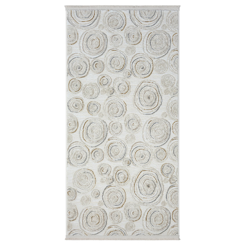 Penelope Cream Rug, Rectangle 80 x 150cm