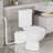 Upflush Toilet System with Powerful 600W Macerator Pump, Macerating Toilet for Basement