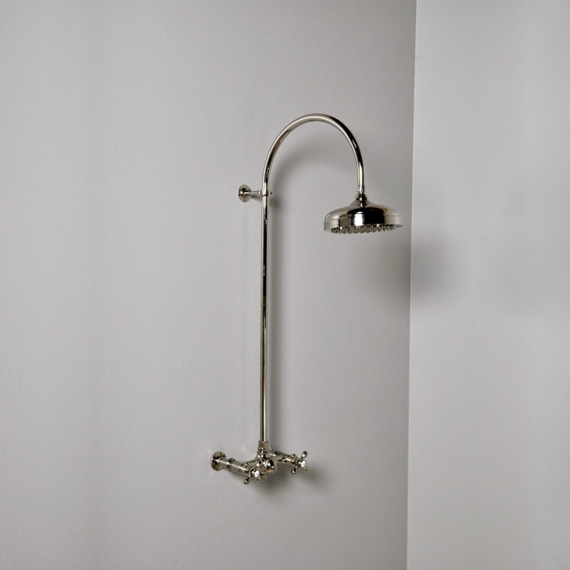 Système de douche 36 po Exposed, Supercoat Brass