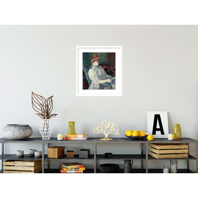 Madame Marthe X – Bordeaux by Henri de Toulouse -Framed Giclee Print
