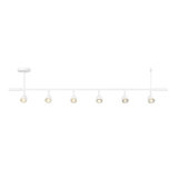 57.4'' 6 -Light Fixed Track Track Kit with Dimmable and Adjustable Head
