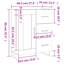 Chelsi 1 - Door Rectangle Accent Cabinet-434833238
