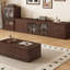 Table basse en cerisier avec tiroirs de rangement-840782224