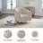 Neveah Upholstered Swivel Accent Chair