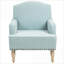 Fauteuil d'appoint rembourré en tissu Sage Green