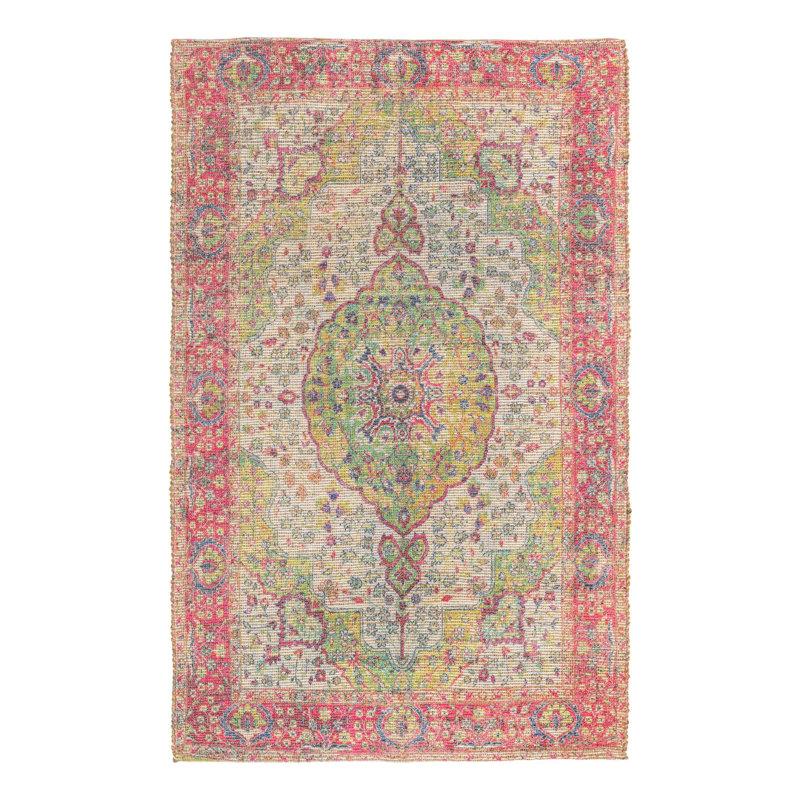 Watkin Oriental Indoor Rug, Rectangle 5'3" x 8'
