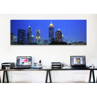 « soirée atlanta, géorgie », reproduction de photo sur toile