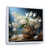 Cadre flottant blanc