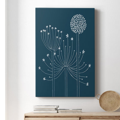 Toile tendue avec châssis graphique Premium Alliums II