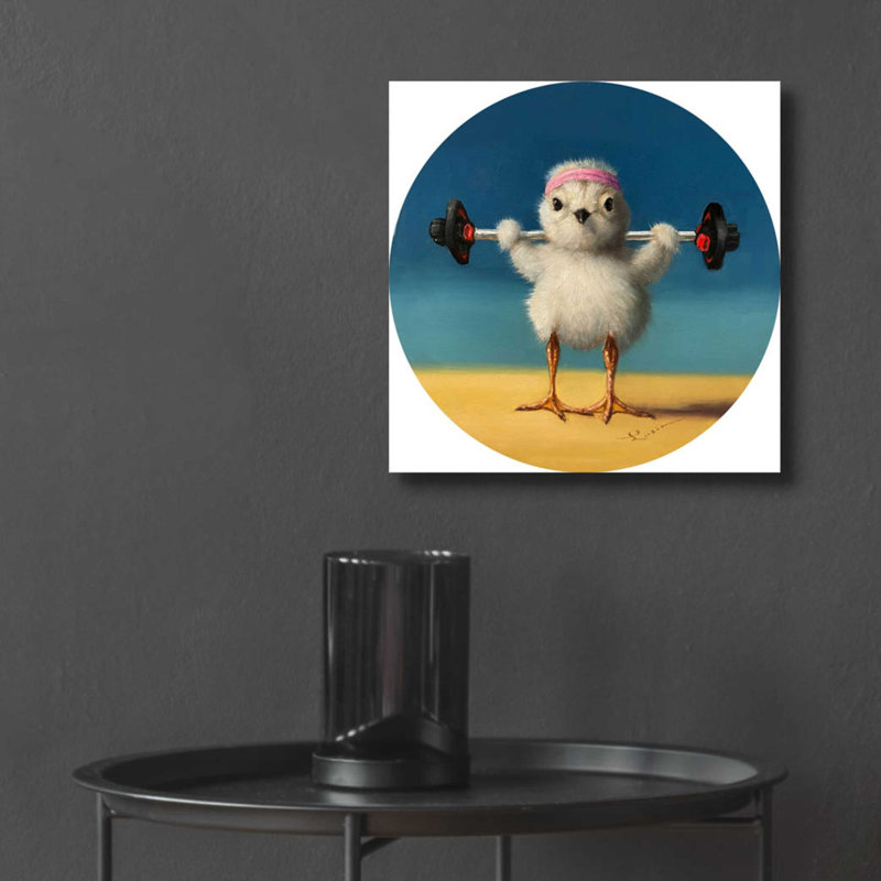 'Feather Weight Two' by Lucia Heffernan, 12" H x 12" W x 0.13" D
