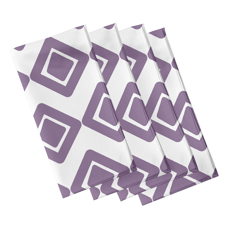 Serviette 22 po Ferrier, Mauve